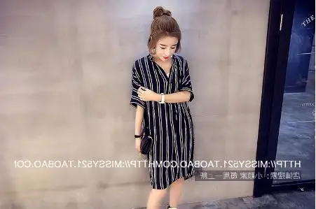2018 новая Корейская версия удобрения плюс XL Женская длинная рубашка Толстая
