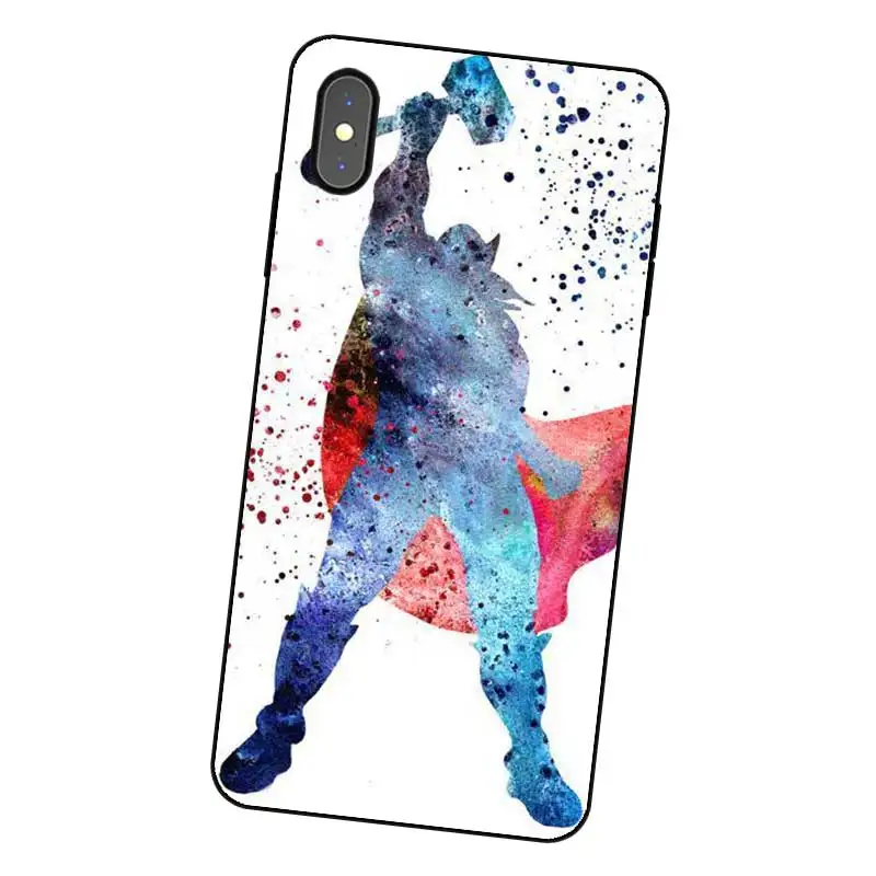 P223 Черный силиконовый чехол Тор для Apple iPhone 11 Pro XR XS Max X 8 7 6 6S Plus 5 5S SE |