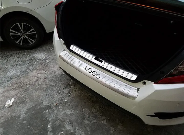 Защитная накладка на багажник для Honda Civic 10 седан 2016 2017 внутренний + внешний задний