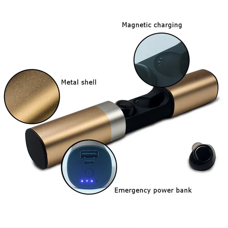 Orunjo S2 TWS беспроводные Bluetooth наушники V5.0 с сенсорным управлением мини спортивные Hi