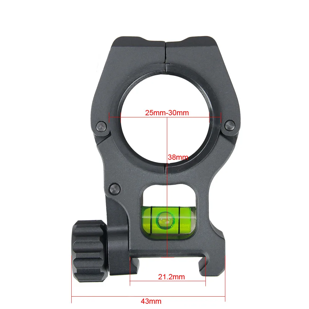 PPT Tactical 6063 aluminum 25mm-30mm rifle ring scope mount rail for hunting GZ240171 | Спорт и развлечения