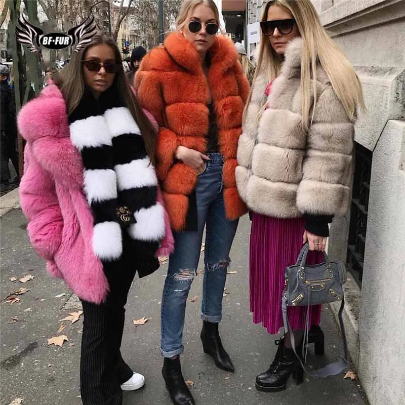 Natural Fur Coats Whole Skin 2022 New Russian Winter Coats Luxury Fur Coat Fox Long Coat Women Thick Warm Jacket With Real Fur