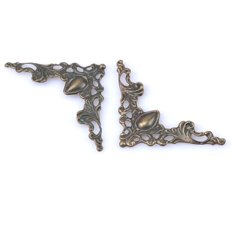 20 шт. Великолепные Металлические Альбомы для книг угловые протекторы коробки