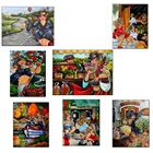 Новая полная квадратнаякруглая алмазная живопись-мультяшная леди-Алмазная вышивка Стразы домашнее свадебное украшение BK