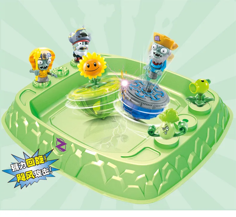 Beyblade Burst Plants vs Zombies ударная игра игрушка Растения против зомби модель виниловые фигурки экшн-игрушки кукла игра для детей