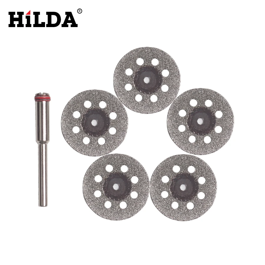 HILDA 5 + 1 вращающийся инструмент Аксессуар подходит для Dremel Craftsman Алмазный диск