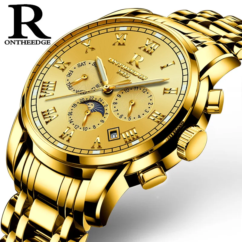 Reloj Hombre Лидирующий бренд модные автоматические механические часы для мужчин