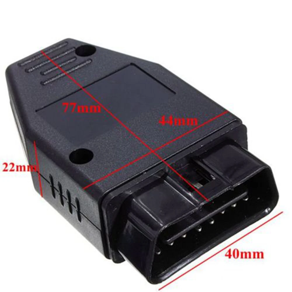 16 контактный переходник OBD II J1850 автомобильный диагностический инструмент разъем
