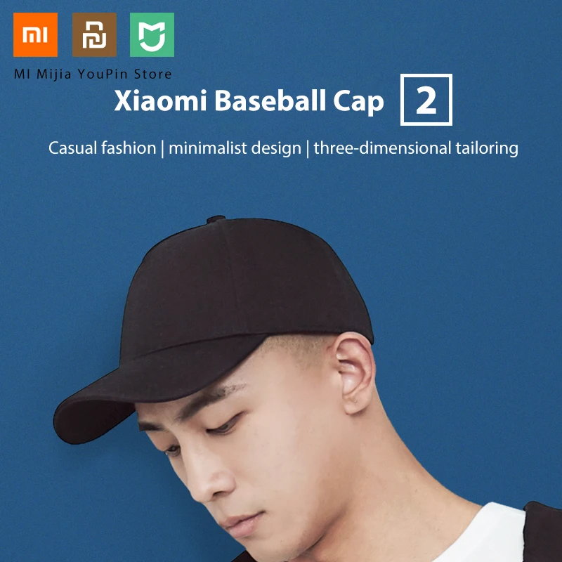 Xiaomi Mijia Бейсбол Cap2 поглощение пота светоотражающий Кепка унисекс дизайн