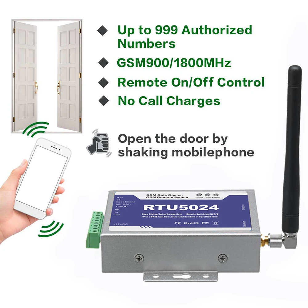 RTU5024 2G 3G GSM открывалка для ворот Реле Переключатель вызова пульт дистанционного
