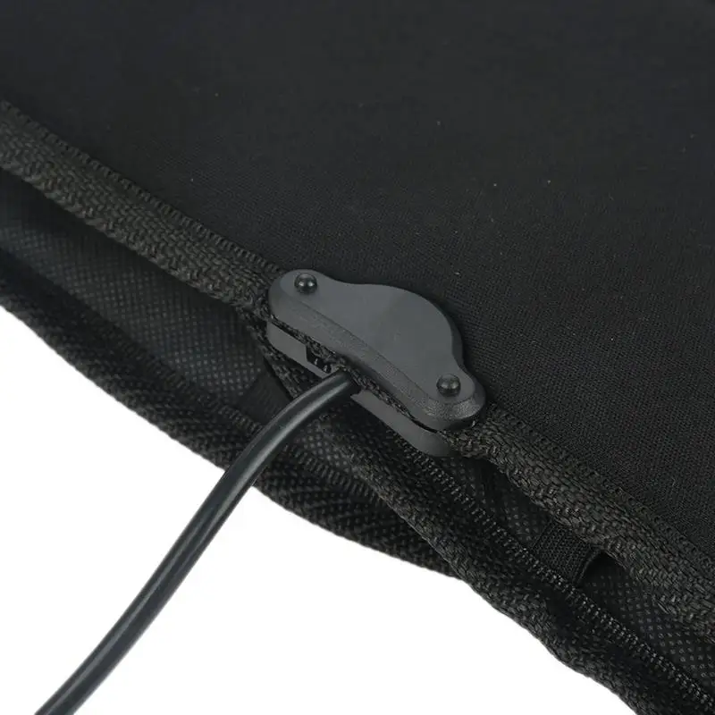 Черный автомобильный обогреватель заднего сиденья 12 В|Чехлы на автомобильные