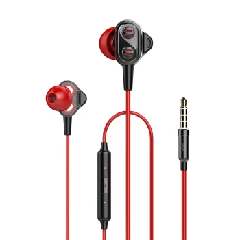 Красный UIISII DT800 Hi-res наушники 2DD и 2BA 8 гибридная технология со звукоизоляцией HIFI тройной драйвер для mi и iphone телефон - Цвет: Красный