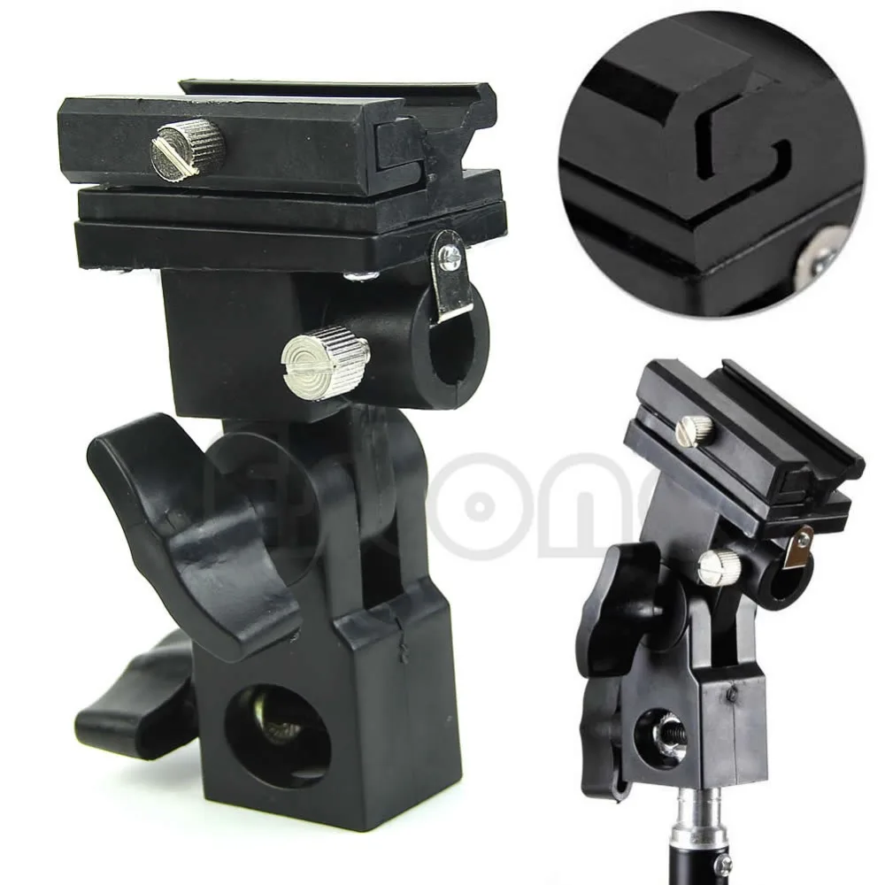 Адаптер для вспышки типа B с креплением зонта|light stand bracket|stand brackethot shoe adapter |