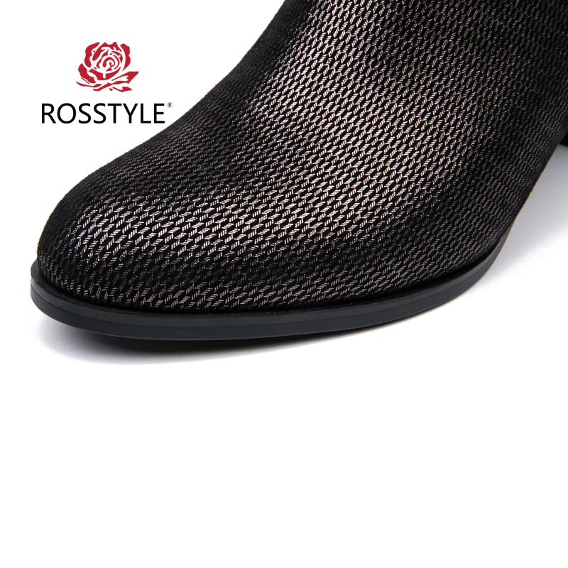 ROSSTYLE/модные базовые ботильоны из овечьей кожи Простые Женские ботинки