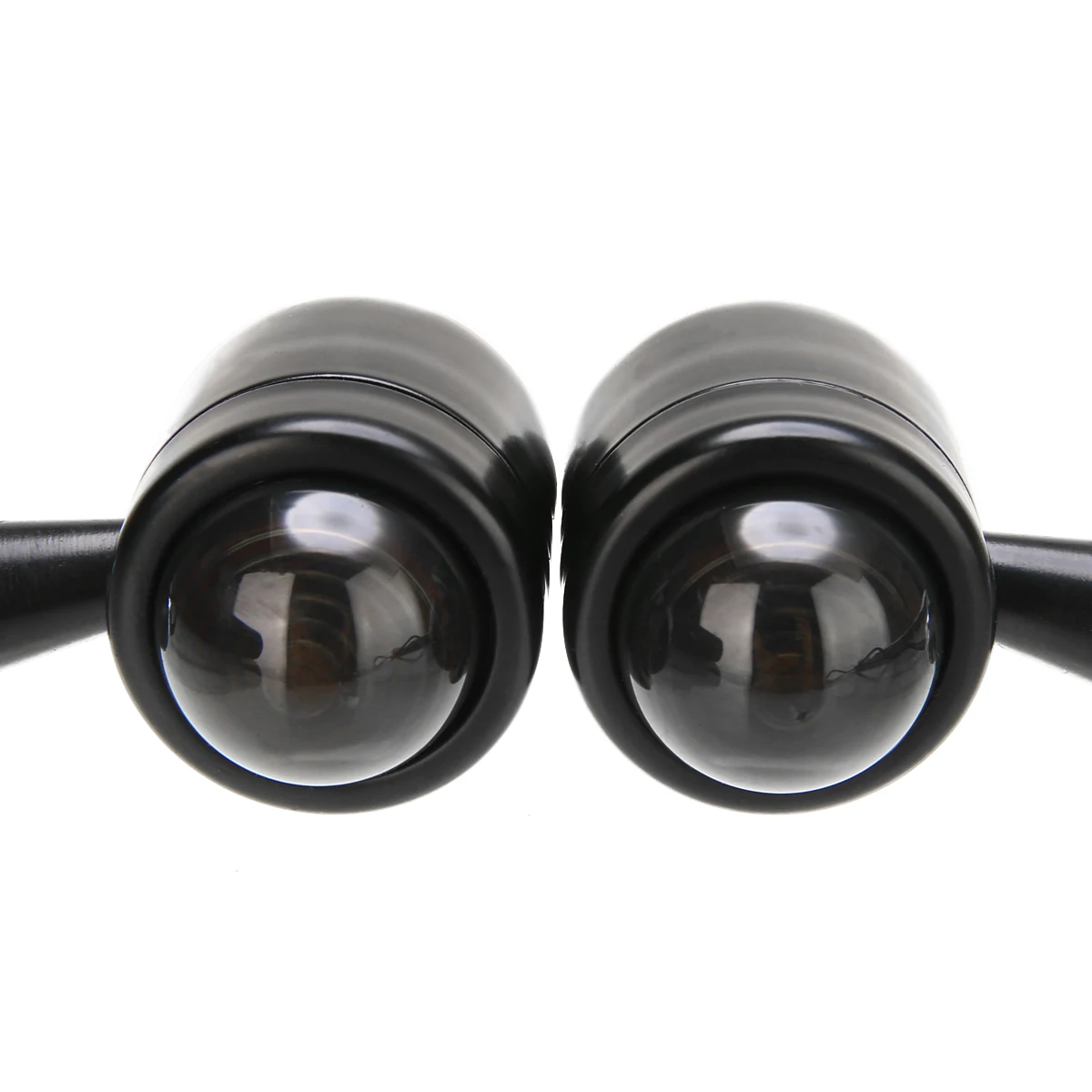 Mayitr 2pair Metal Bullet Amber Motorcycle Turn Signal Light High Quality Motorbike Blinker Indicator Lamp |