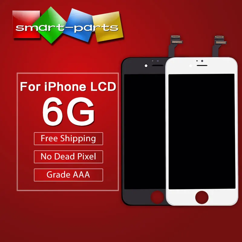 20 шт./лот AAA качество ЖК экран в сборе для iPhone 6 дисплей Дисплей с Сенсорный
