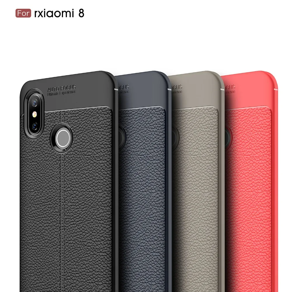 Rjust мягкий чехол TPU для Xiaomi mi 8 SE 6 5X 6X Примечание 3 Макс 2 X S ультра тонкий кожаный