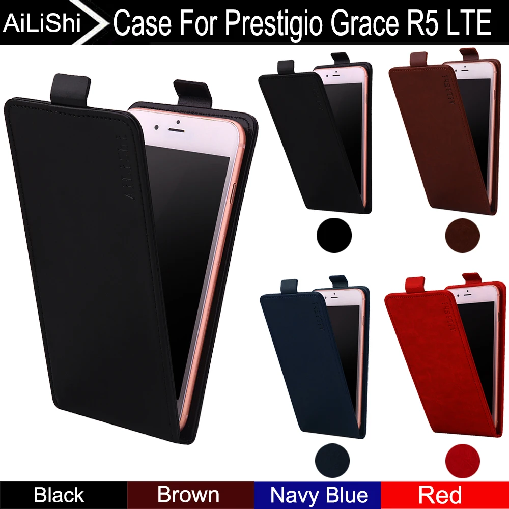 

AiLiShi For Prestigio Grace R5 LTE Case Up And Down Vertical Phone Flip Luxury Leather Case Phone Accessories 4 Colors Tracking