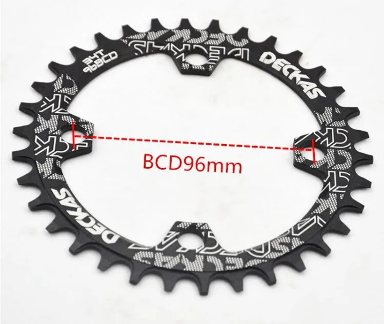 Deckas 96 BCD круглый Звезду для Shimano M7000/M8000/M9000 32/34/36/38 т MTB велосипед цепное колесо для велосипеда шатуны зуб пластины