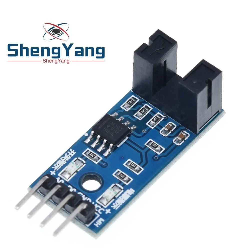 Шэньян F249 4 контактный инфракрасный Скорость Сенсор модуль для Arduino/51/AVR/PIC 3 V 5V