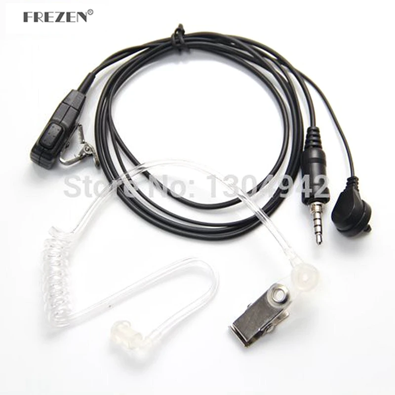 Скрытый акустический трубный наушник гарнитура для Yaesu Vertex VX 6R 7R 6E 7E 120 127 170 177