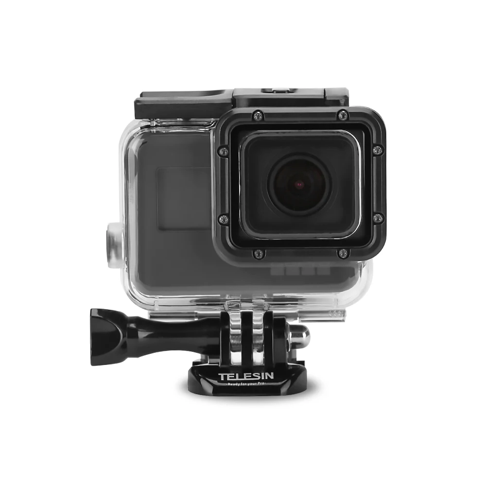 Smochm 45 м подводный корпус водостойкий Чехол + осязаемый чехол для Go pro Hero 5/Hero 6 7