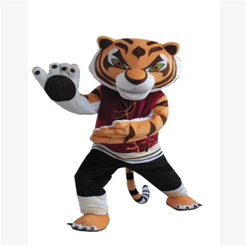 Tigress кунг фу костюм талисмана тигра для взрослых панда друг Crtoon распродажа