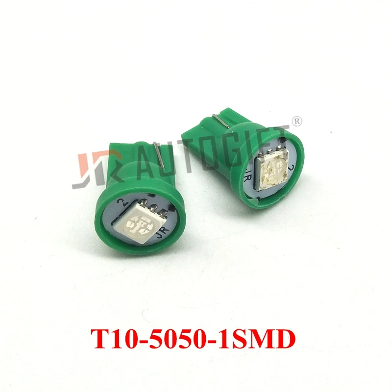 500 шт. супер яркий 12V 24V T10 5050 1SMD 1 светодиодный 194 168 W5W автомобильный горизонтальный
