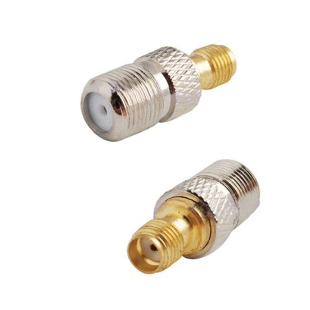 ALLISHOP 10 шт. F Тип Женский SMA для женщин прямой ТВ Джек F/F RF коаксиальный переходник