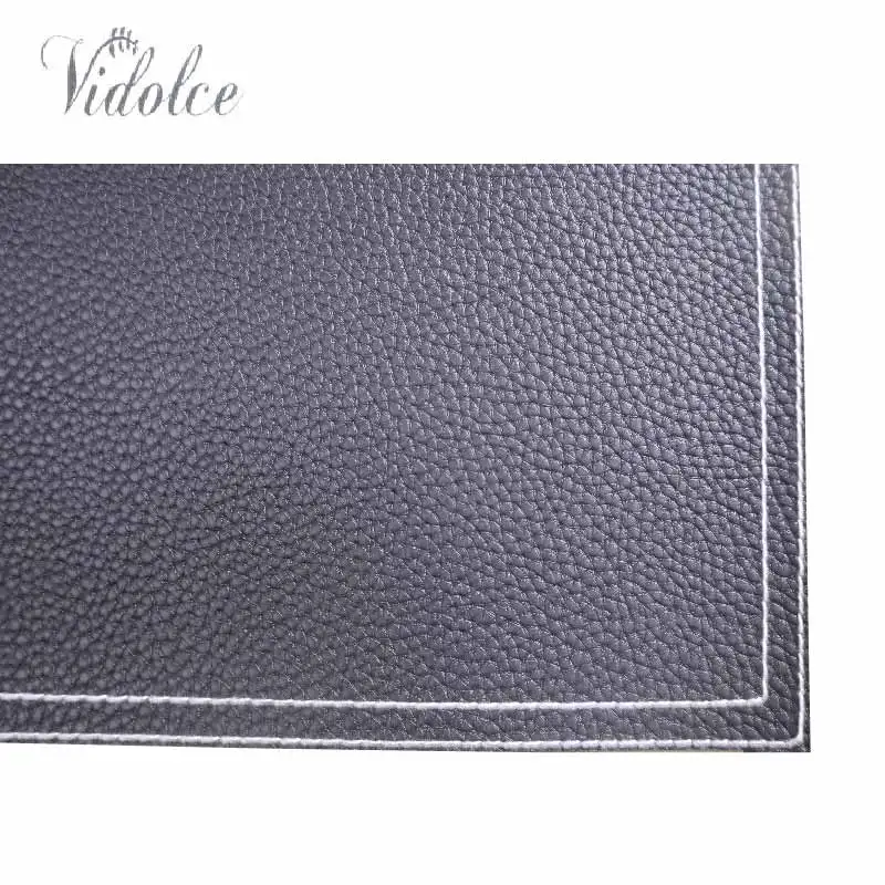 4 шт. кожаные коврики термостойкие Нескользящие тканые для стола обеденные