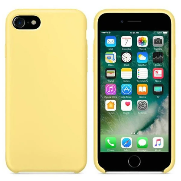 Официальный силиконовый чехол для iPhone 7 8 Plus чехол для iPhone 6 S 6 S чехол для телефона s для iPhone XS MAX XR X Чехол без логотипа Coque
