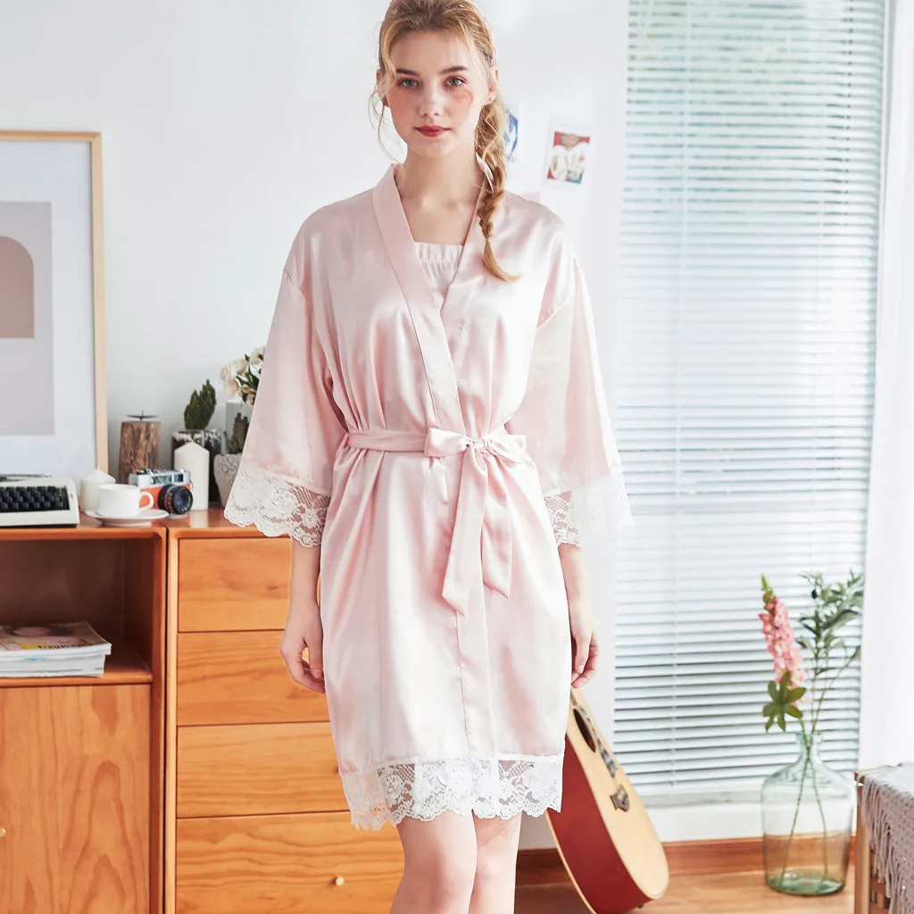 Женское кружевное ночное белье с v образным вырезом кружевная ночная рубашка