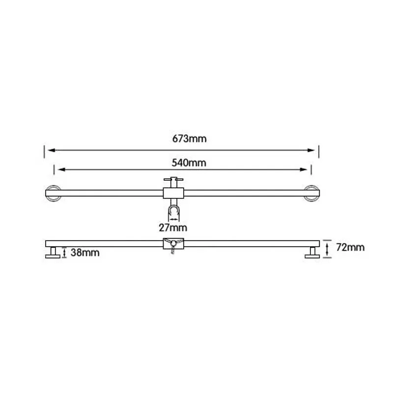 Направляющие из нержавеющей стали ручной кронштейн для душа латуни с