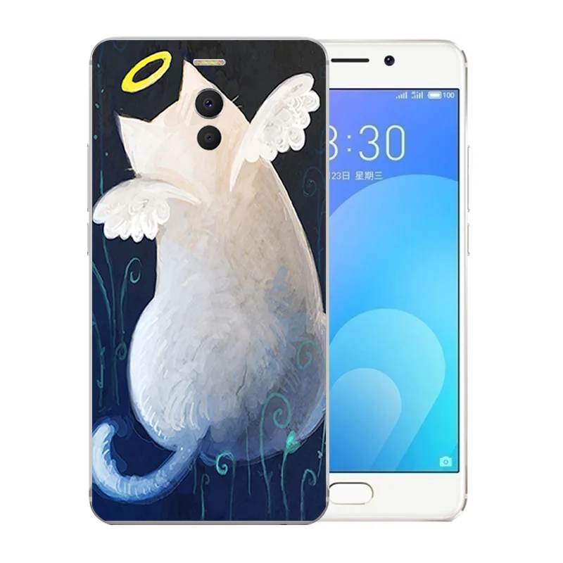 Чехлы для телефонов Meizu M6 Note Роскошный Матовый силиконовый чехол Note/Blue Charm 6 |