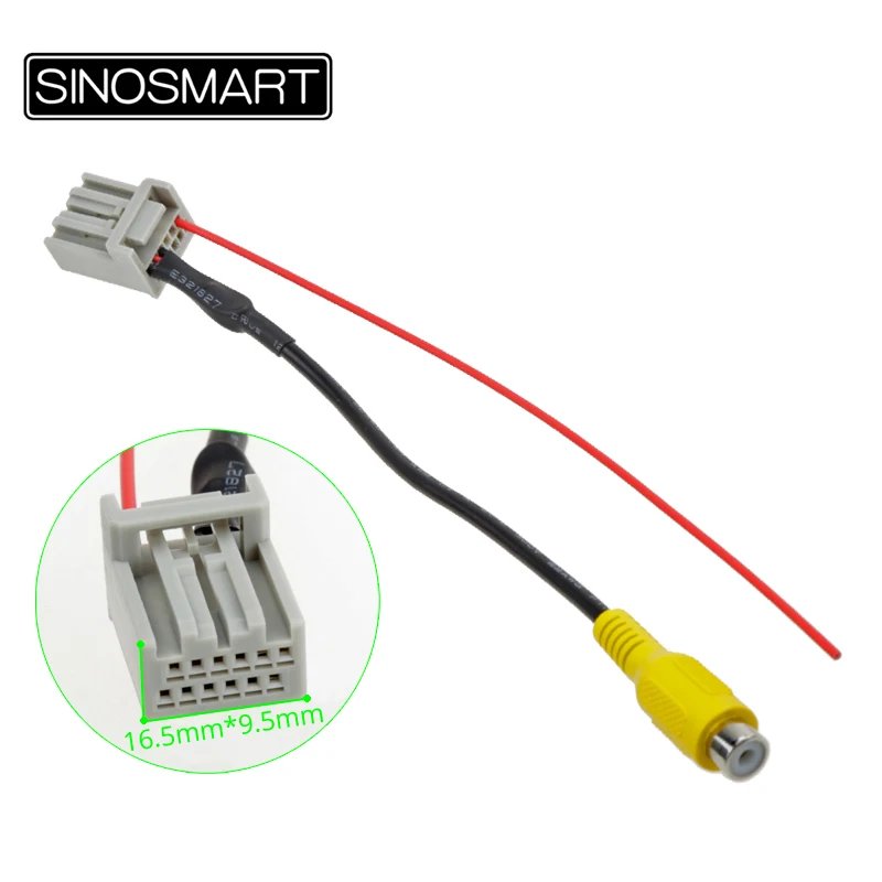 SINOSMART C12 12 контактный кабель для подключения камеры заднего вида Honda Civic GHAC 2019 OEM