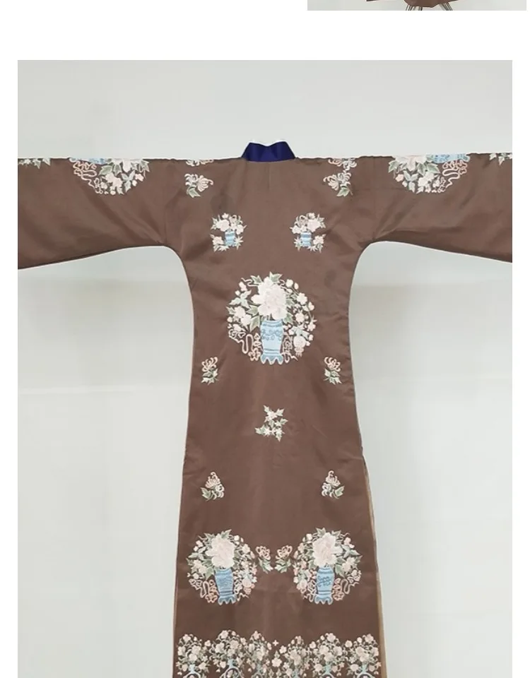 Кофейная вышивка Qin Lan Empress WuCa Qing Dynasty Princess Palace Qifu костюм новейшая телевизионная