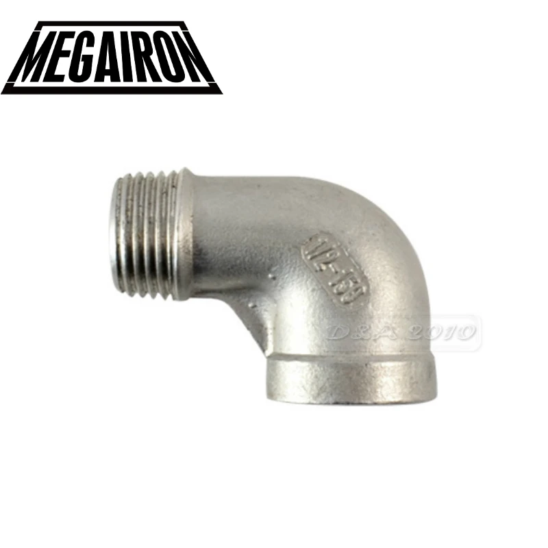 MEGAIRON BSPT женский x мужской уличный коленчатый резьбовой фитинг для труб из