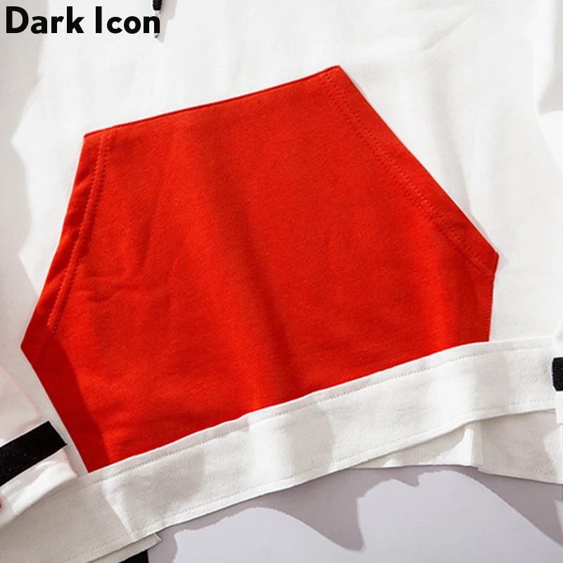 Dark Icon Girl 3M светоотражающая Толстовка в стиле хип-хоп Мужской пуловер с передним
