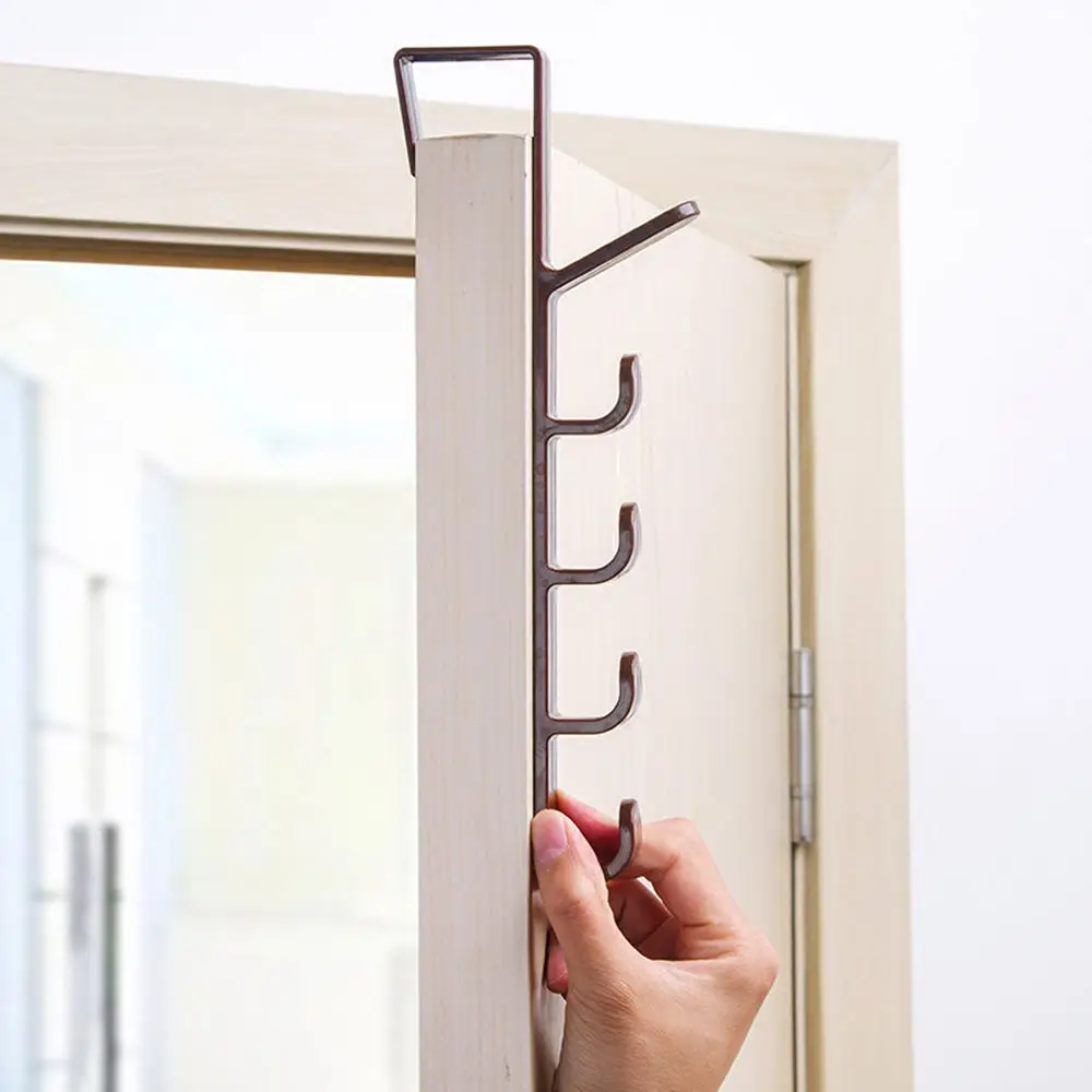 Пластиковая вешалка для хранения одежды крючки сумок и полотенец|door hanger hook|over door