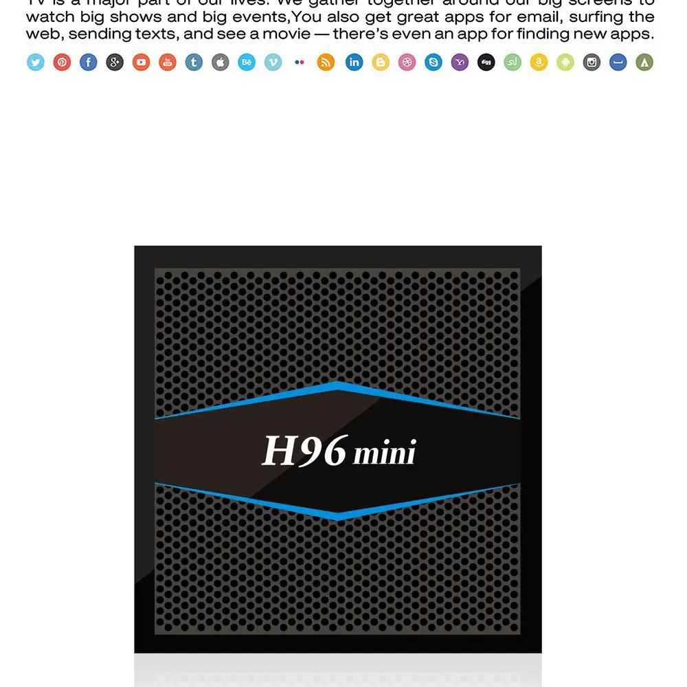 2018 Заводская розетка H96 Мини Android 7 1 телеприставка 2G + 16G S905W 4K HD smart network TV box 2 4G/5 GWifi |