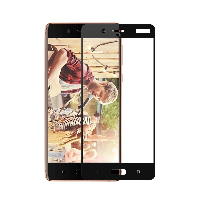 Чехол из закаленного стекла для Nokia 5 6 7 Plus 8 9 2 1 3 X5 X7 защитное стекло с полным