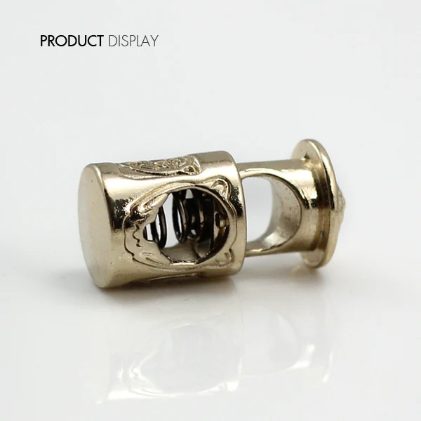 Металлическая пробка с головой тигра застежка тогл зажимы для шнура застежки