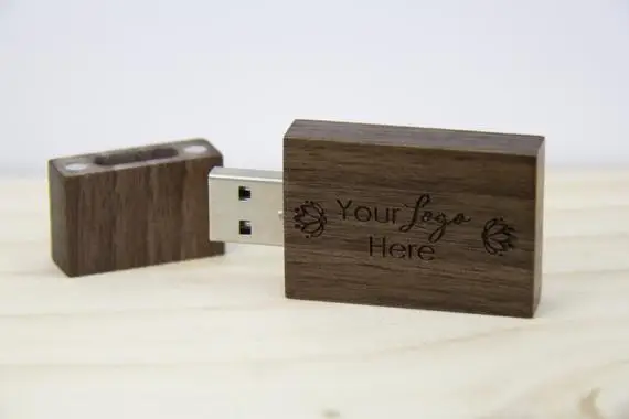 Блок деревянная квадратная форма, с usb-кабелем 2,0 флэш-накопитель памяти, накопитель 128 МБ 1 Гб 2 Гб 4 ГБ 8 ГБ 16 ГБ 32 ГБ 64 ГБ