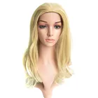 Gres натуральные волны 34 женские парики из высокотемпературного волокна блондбордовыйчерный синтетические шиньоны для девочек