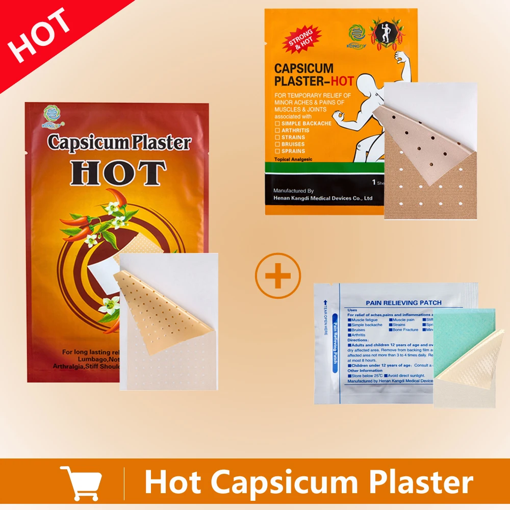 KONGDY Value Pack 10Bags 12*18Health Care Capsicum Plaster+5Bags Elastic7*10 Chinese Medical Plaster+6Pcs Pain Relief Patch
KONGDY Value Pack 10Bags 12*18Health Care Capsicum Plaster+5Bags Elastic7*10 Chinese Medical Plaster+6Pcs Pain Relief Patch