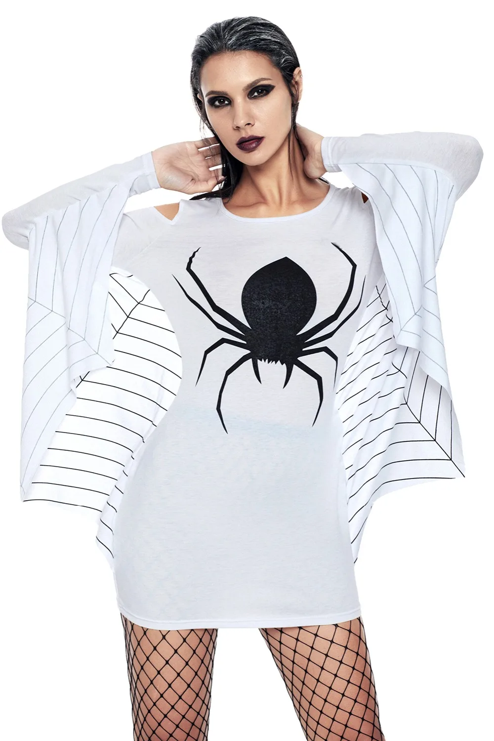 Zmvkgsoa Сексуальный Плюс Размер XXXL костюмы на Хэллоуин для женщин Spiderweb большой
