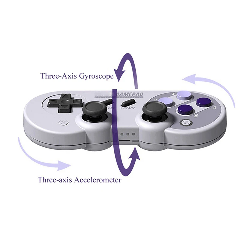 BEESCLOVER 8Bitdo SF30Pro/SN30Pro Wireless Bluetooth Gamepad Joystick for Switch Android Rumble vibration Motion controls r29 |