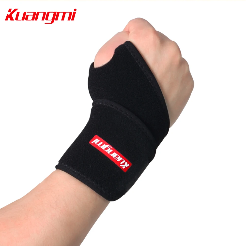 Kuangmi 1 шт. на регулируемом наручном браслете блины для кроссфита Тяжелая атлетика