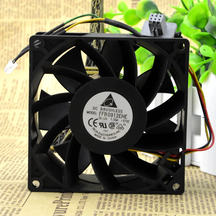 Free Delivery. 9038 FFB0912EHE DC12V 1.5 A pressurized violence Double ball bearing fan | Компьютеры и офис