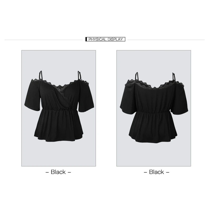 CALOFE 4XL размера плюс Женская туника рубашка 2019 сексуальная с открытыми плечами